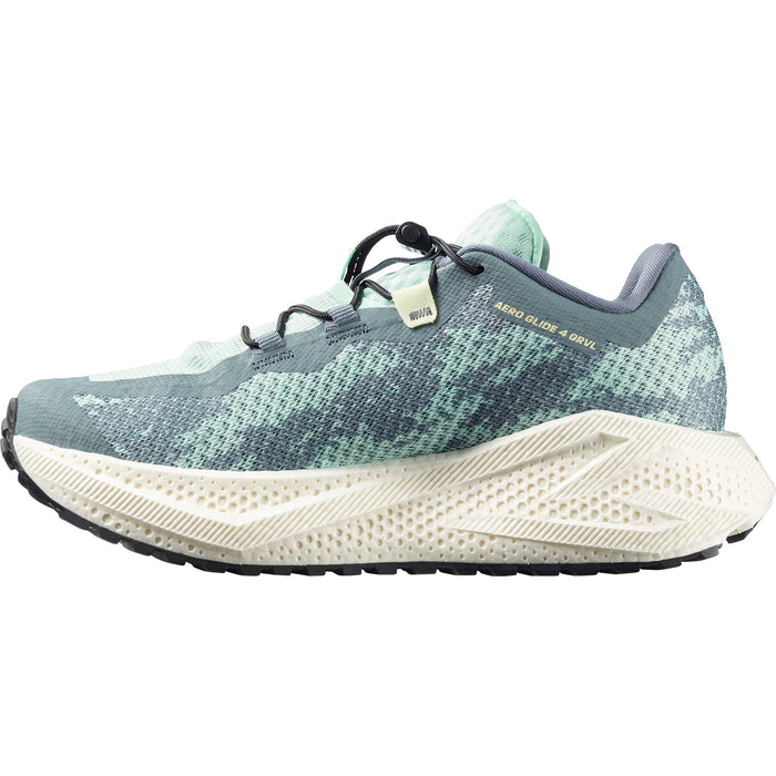 Salomon Aero Glide 4 Gravel Shoes - Women's Stormy Weather/Lichen/Vanilla Ice