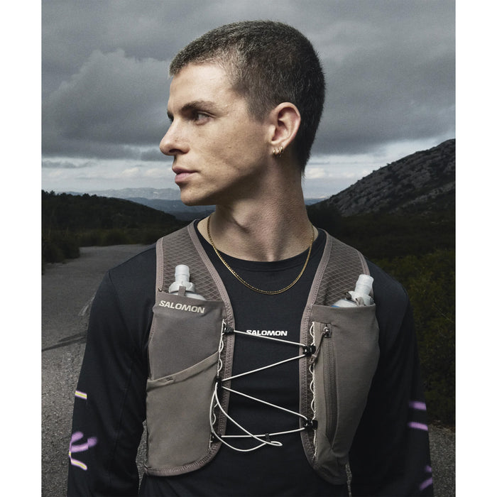 Salomon Gravel Skin 4 Hydration Pack Iron/Silver Cloud