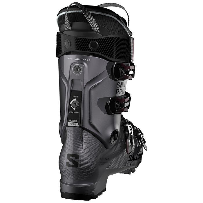 Salomon S/Pro Delta 120 GW Ski Boots 2026 Beluga Metallic/Beluga Metallic/Burgundy Metallic