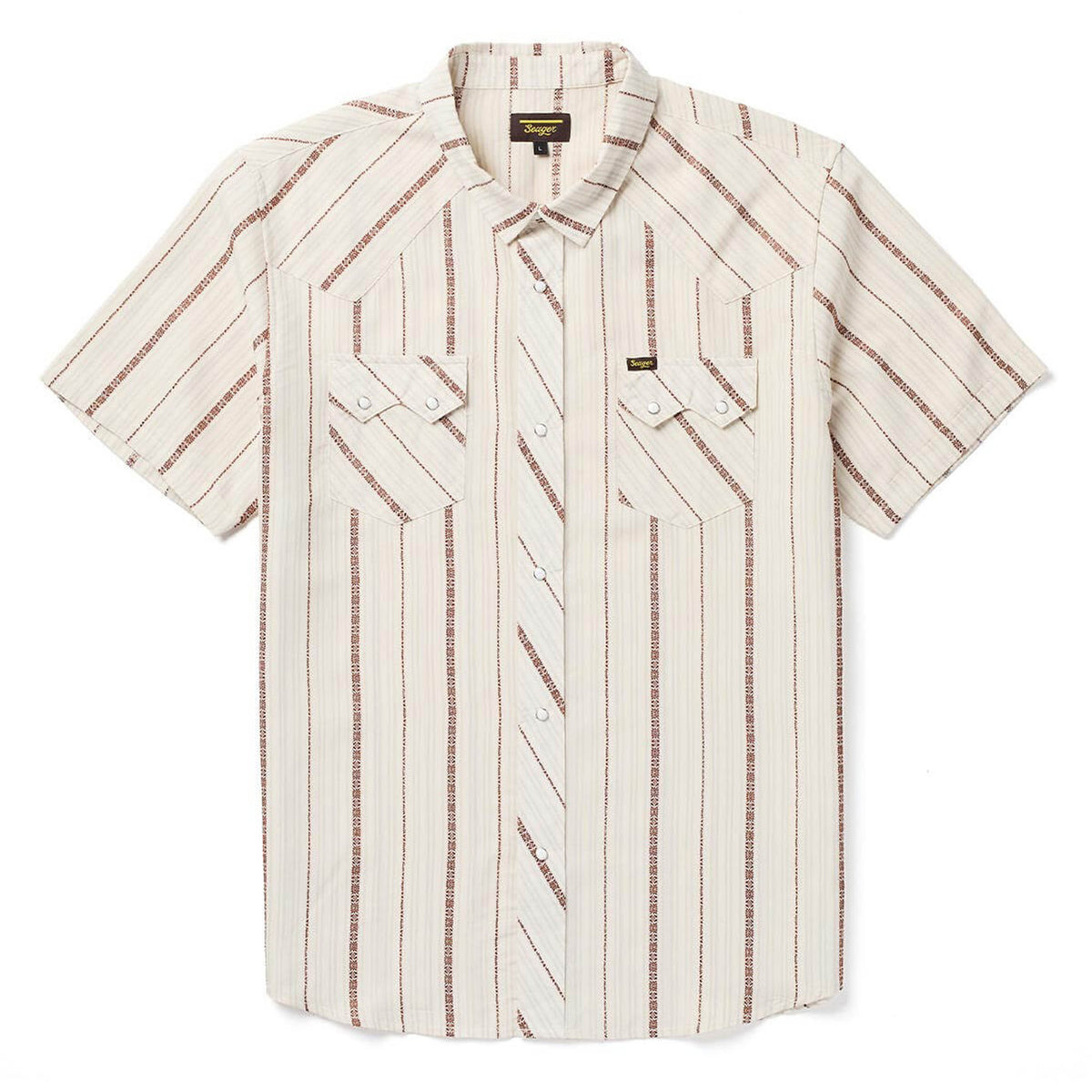 Seager Sawtoof Short-Sleeve Shirt - Men's Azteca Tile