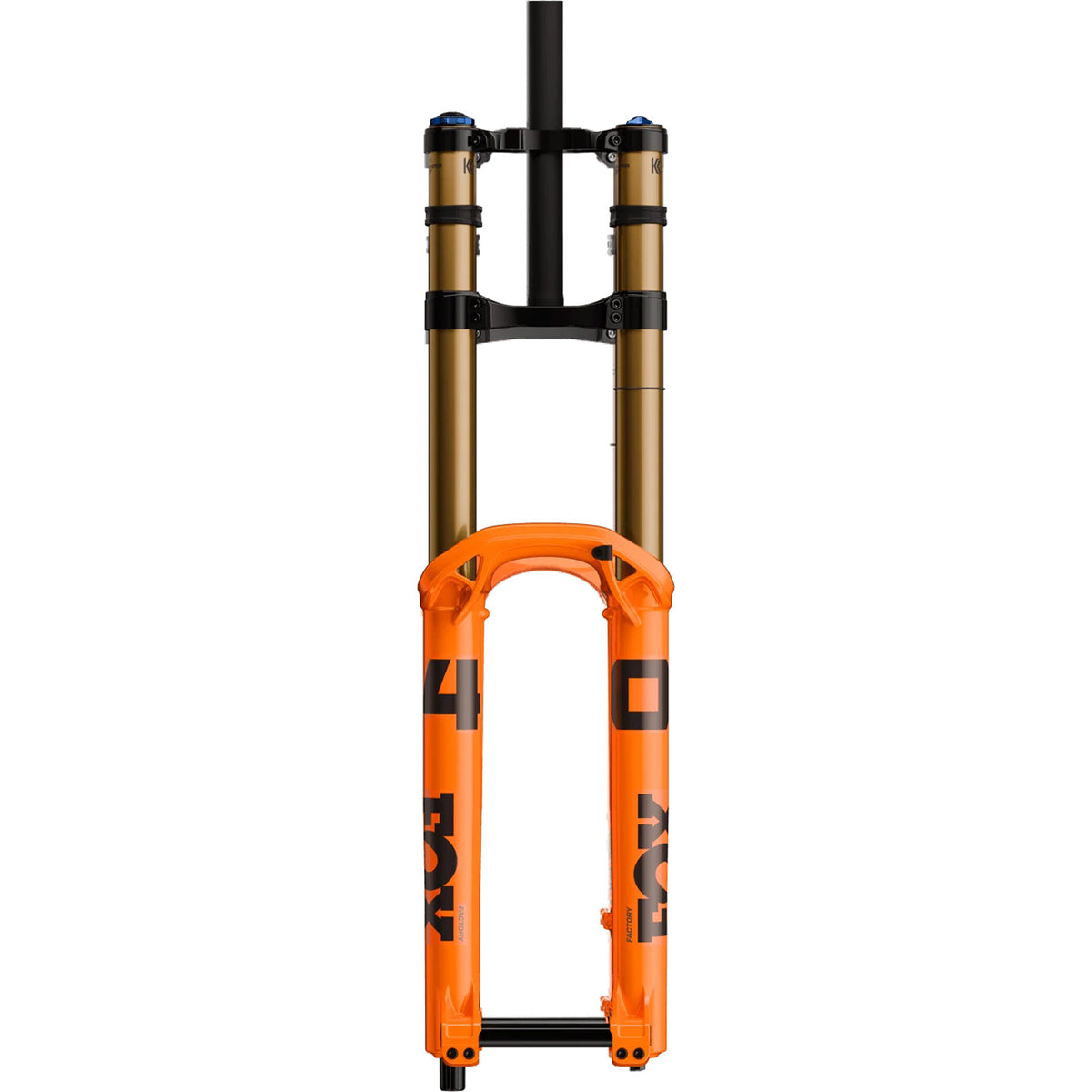 Fox Shox 40 Float Factory GRIP X2 Fork - 29" Shiny Orange, Neutral/Clear Logo