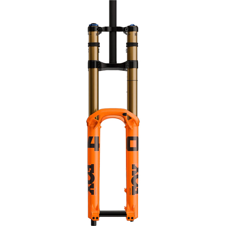 Fox Shox 40 Float Factory GRIP X2 Fork - 29" Shiny Orange, Neutral/Clear Logo