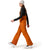 Arc'teryx Rush Short Bib Pants - Women's Copper Sky/Blaze