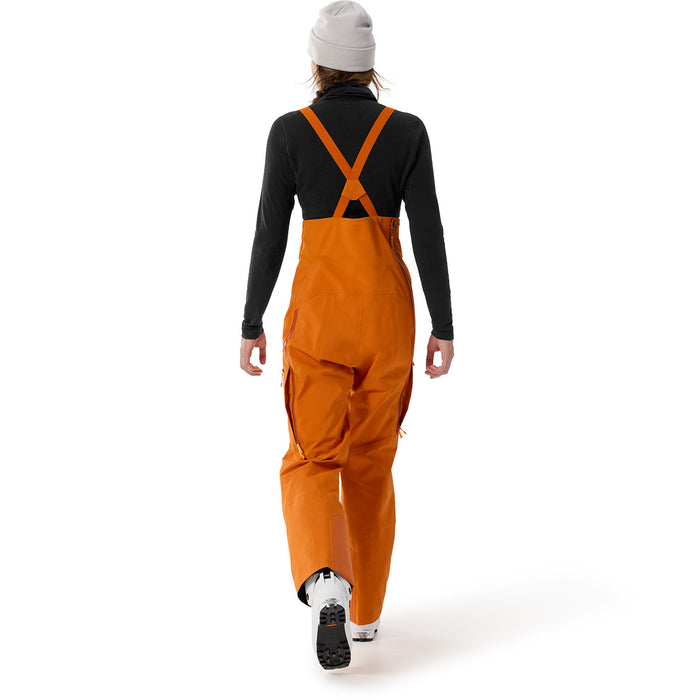 Arc'teryx Rush Short Bib Pants - Women's Copper Sky/Blaze