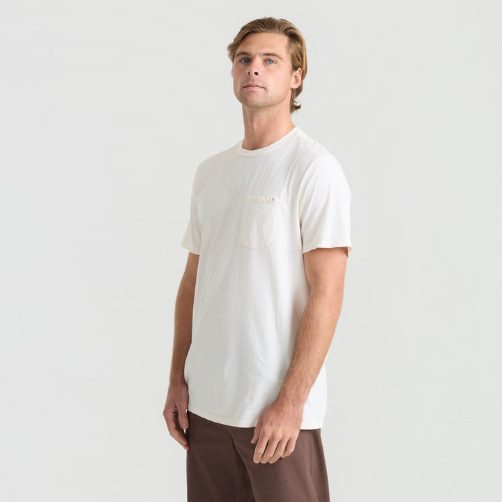 Roark Made To Fade T-Shirt - Men's Washed Off White