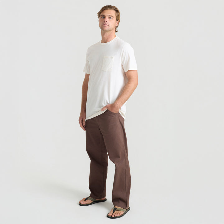 Roark Made To Fade T-Shirt - Men's Washed Off White