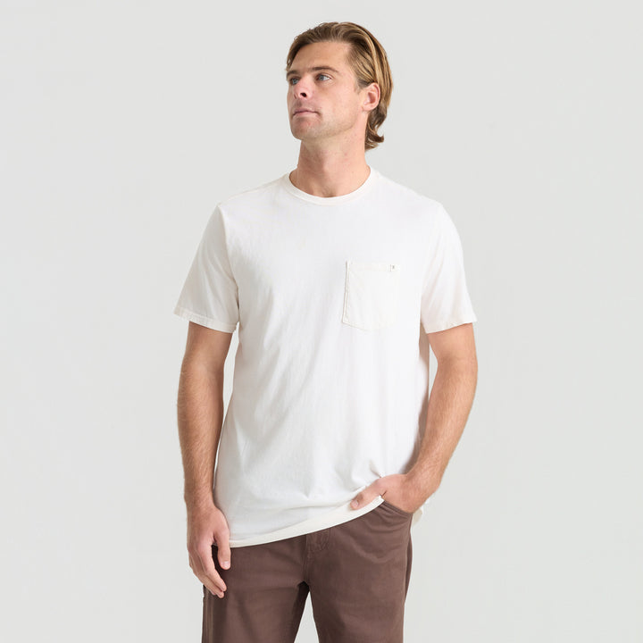 Roark Made To Fade T-Shirt - Men's Washed Off White