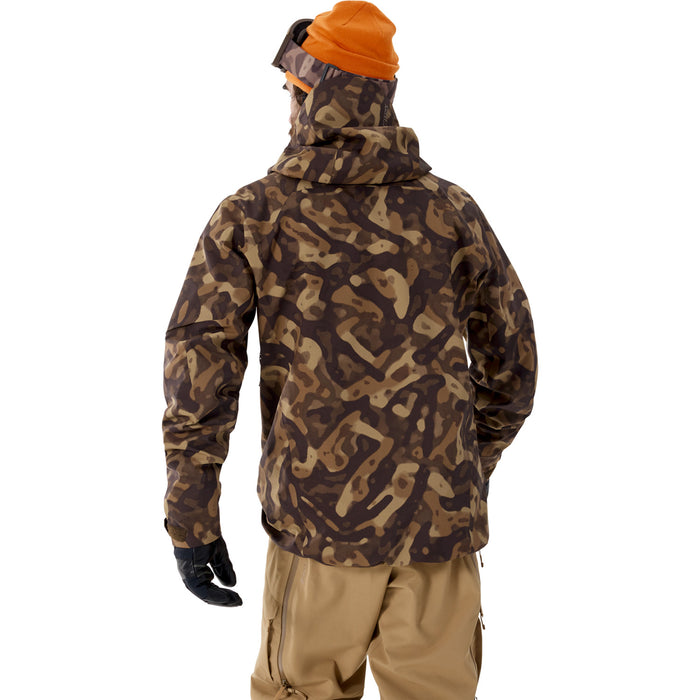 Arc'teryx Sabre Print Jacket - Men's Carob Grottoflage