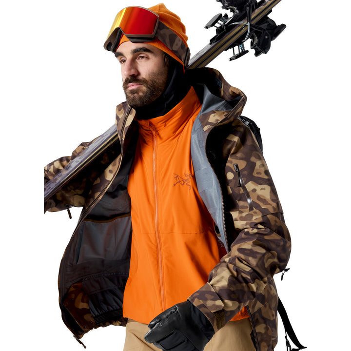 Arc'teryx Sabre Print Jacket - Men's Carob Grottoflage