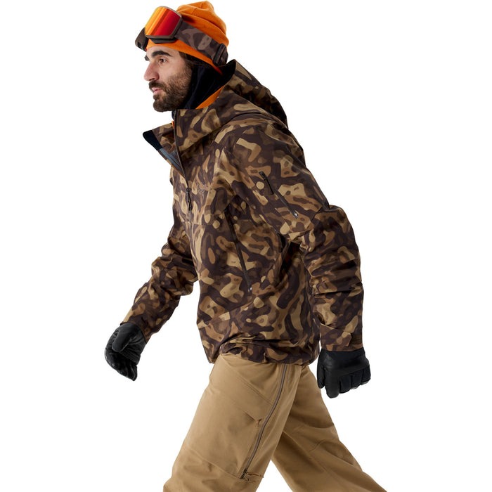 Arc'teryx Sabre Print Jacket - Men's Carob Grottoflage