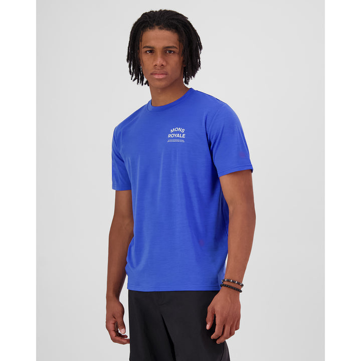 MONS ROYALE Icon Merino T-Shirt Ultramarine