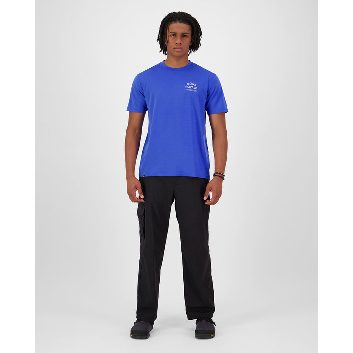 MONS ROYALE Icon Merino T-Shirt Ultramarine
