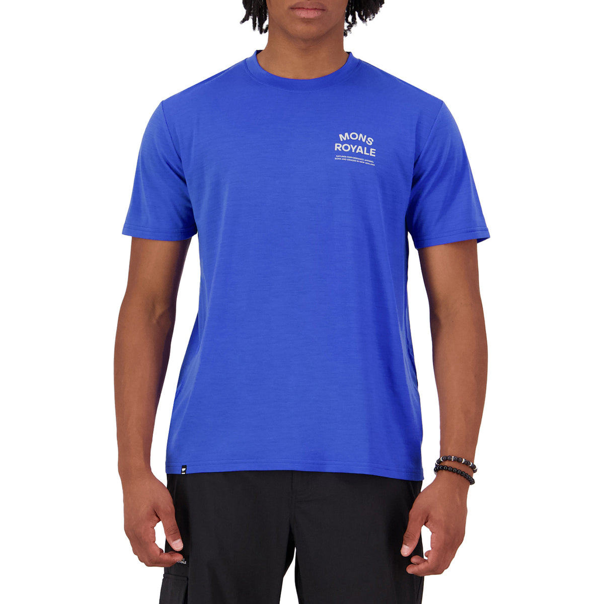 MONS ROYALE Icon Merino T-Shirt Ultramarine