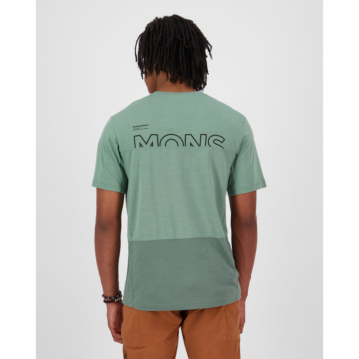 MONS ROYALE Tarn Merino Shift T-Shirt Thyme/Cypress