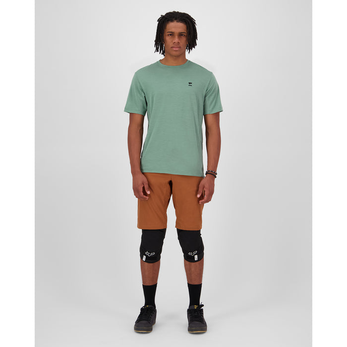 MONS ROYALE Tarn Merino Shift T-Shirt Thyme/Cypress
