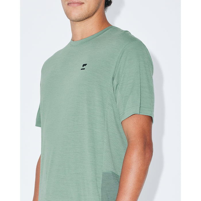 MONS ROYALE Tarn Merino Shift T-Shirt Thyme/Cypress