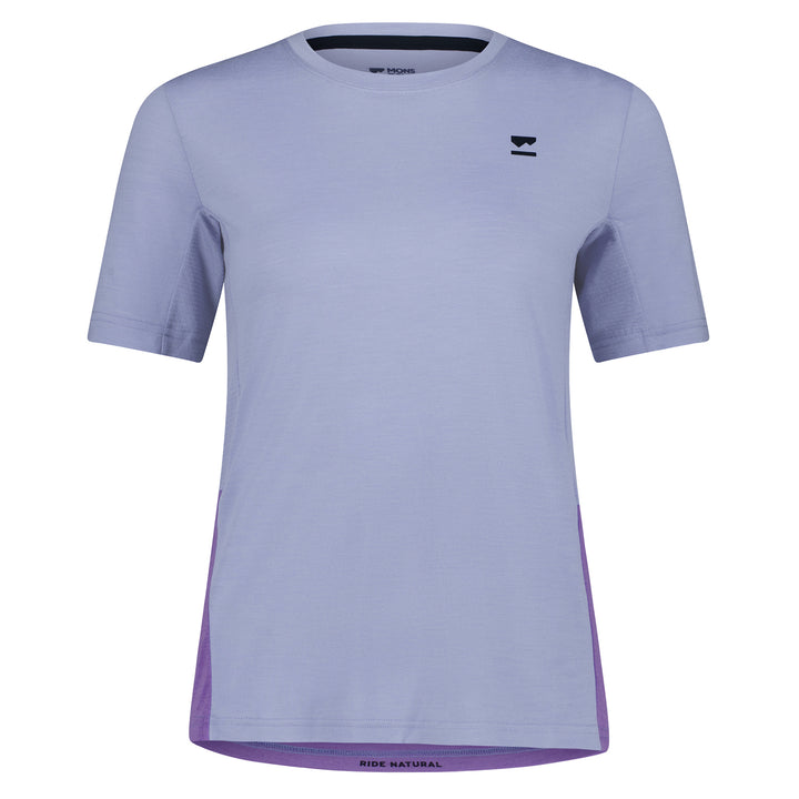 MONS ROYALE Tarn Merino Shift Tee - Women's Skyline/Bloom