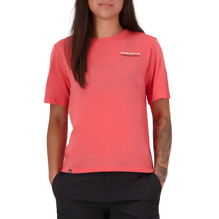 MONS ROYALE Icon Relaxed Top - Women's Watermelon