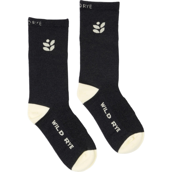 Wild Rye Bike Socks - Women's Butter Logo