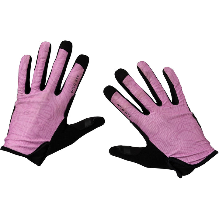 Wild Rye Galena Gel Bike Gloves - Women's Alpenglow Wings
