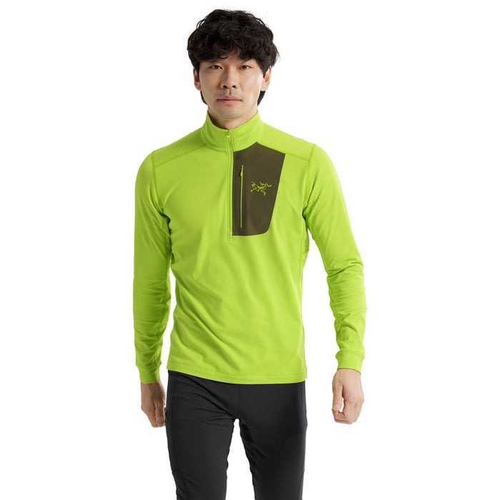 Arc'teryx Rho LT Zip Neck Top - Men's Mantis/Tatsu