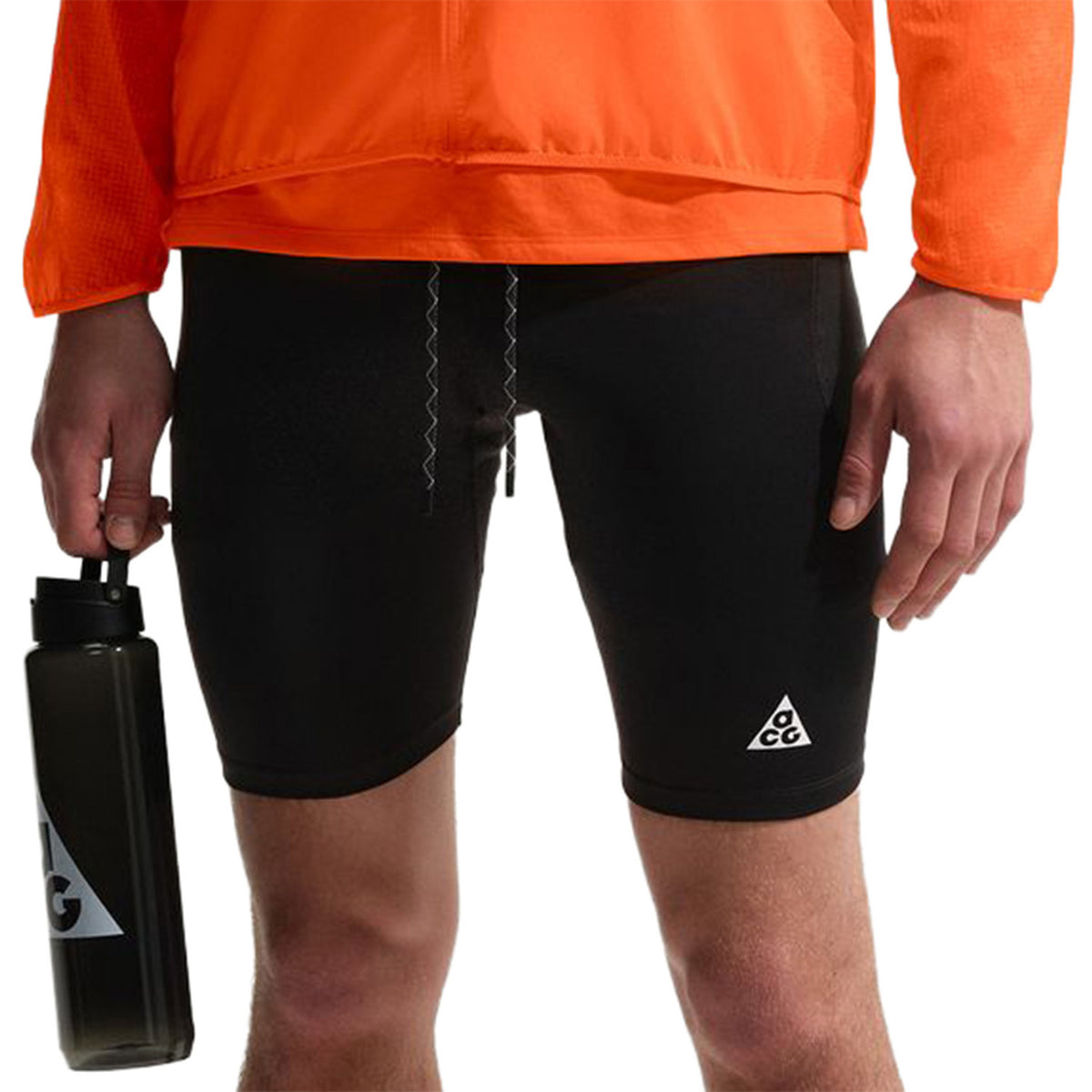 Nike ACG Dri-Fit ADV Lavaloops 1/2 Tights - Men's Black/Summit White