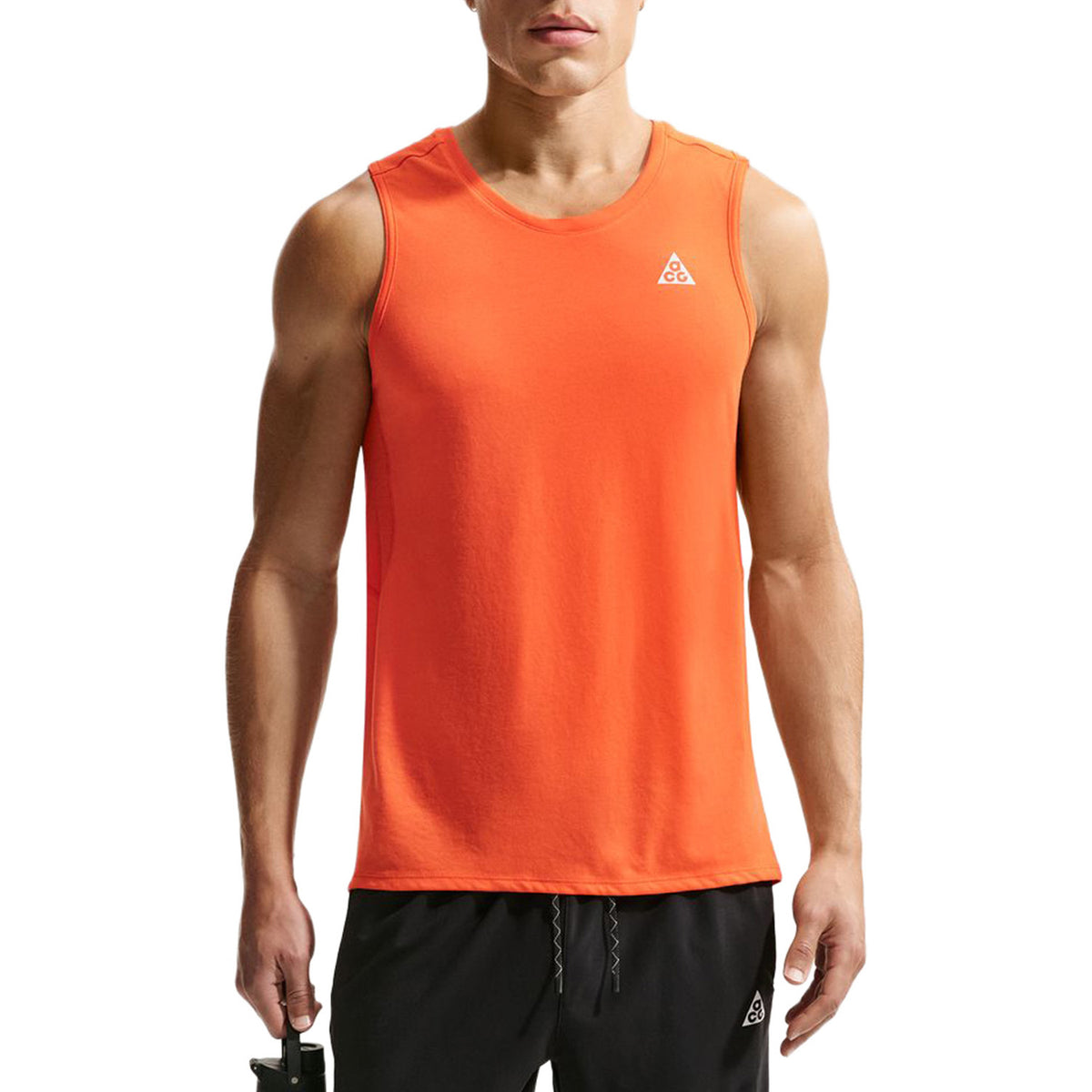 Nike ACG Dri-Fit ADV Solar Chase Tank Top - Men's Safety Orange/Safety Orange/Summit White
