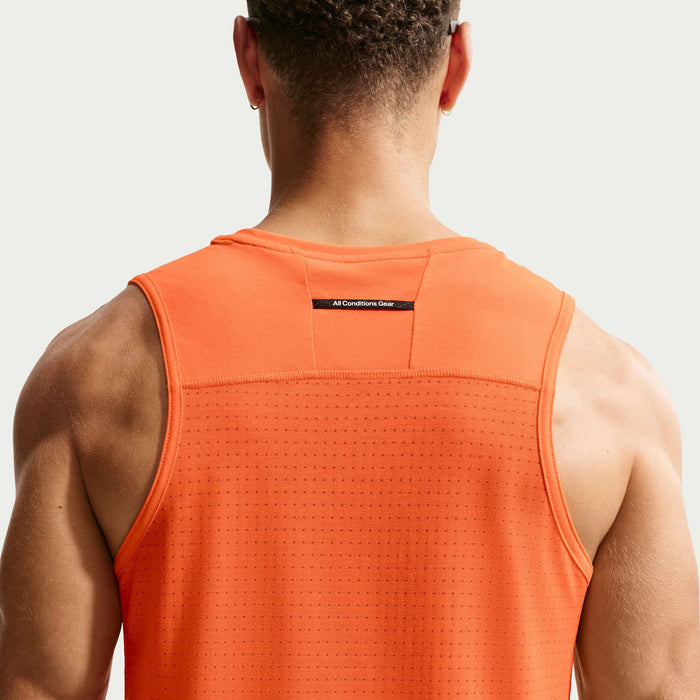 Nike ACG Dri-Fit ADV Solar Chase Tank Top - Men's Safety Orange/Safety Orange/Summit White