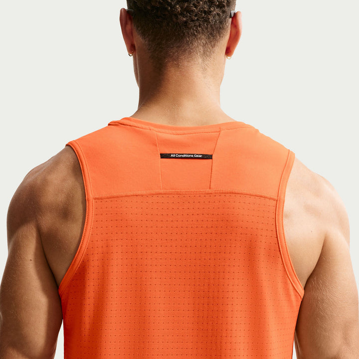 Nike ACG Dri-Fit ADV Solar Chase Tank Top - Men's Safety Orange/Safety Orange/Summit White