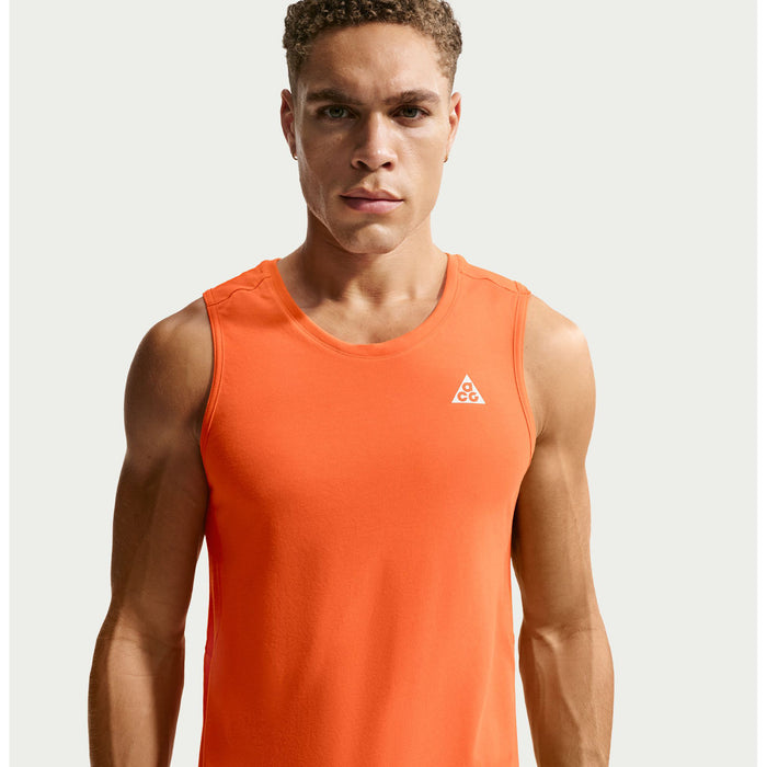 Nike ACG Dri-Fit ADV Solar Chase Tank Top - Men's Safety Orange/Safety Orange/Summit White