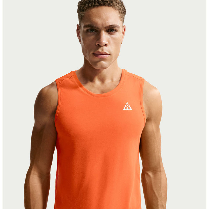 Nike ACG Dri-Fit ADV Solar Chase Tank Top - Men's Safety Orange/Safety Orange/Summit White