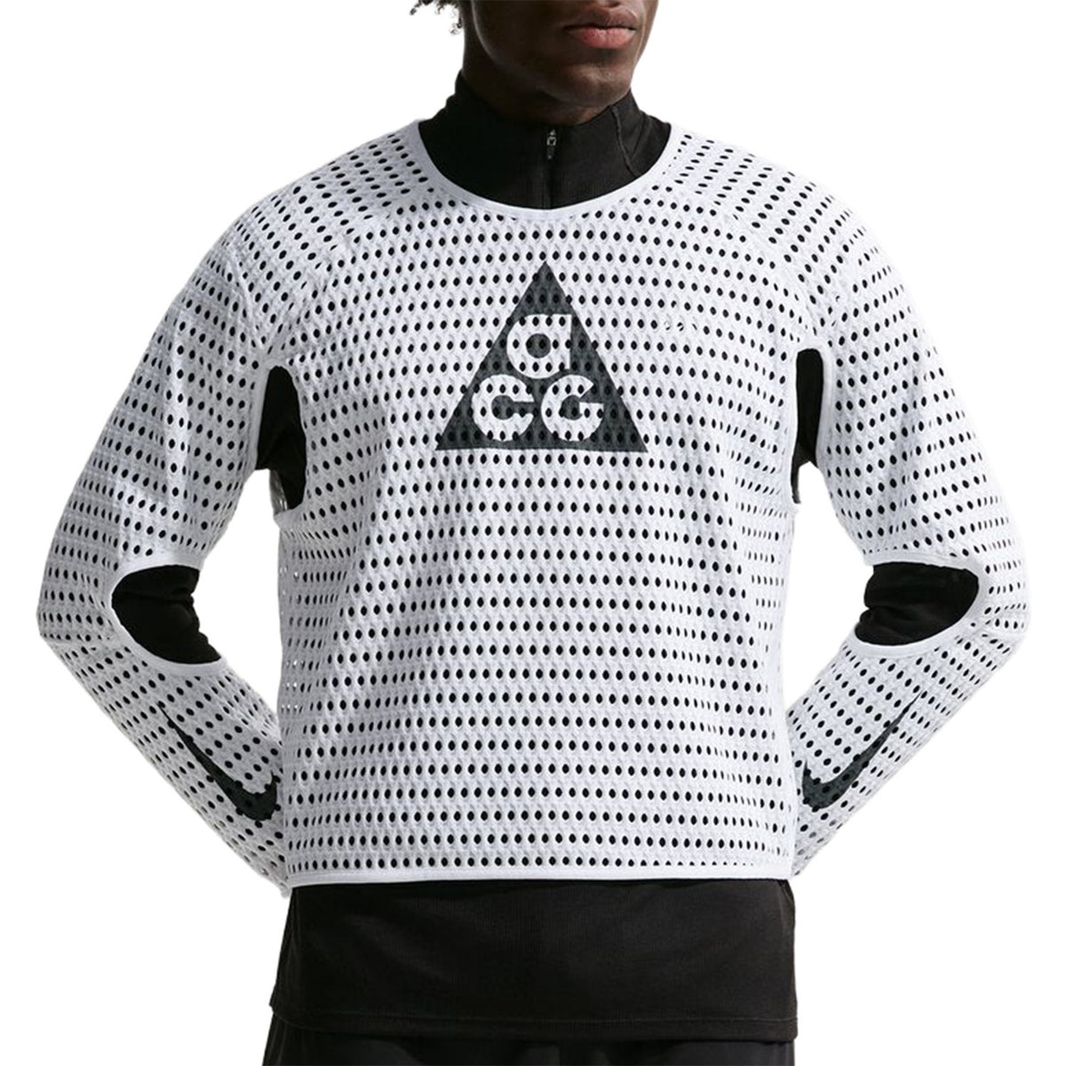 Nike ACG Dri-Fit RA NXT Long-Sleeve Shirt - Men's White/Reflective Silver