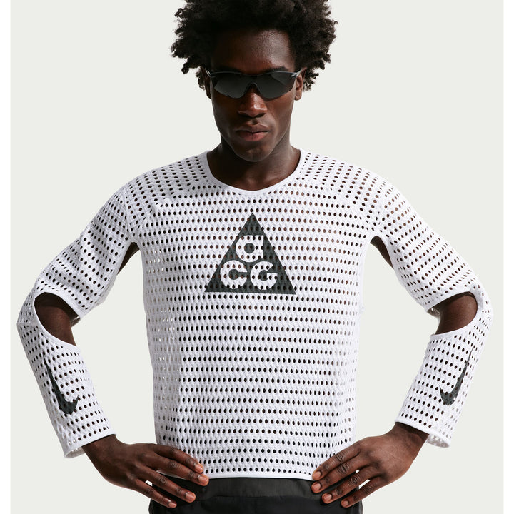 Nike ACG Dri-Fit RA NXT Long-Sleeve Shirt - Men's White/Reflective Silver