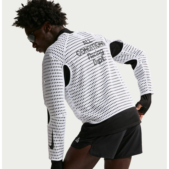 Nike ACG Dri-Fit RA NXT Long-Sleeve Shirt - Men's White/Reflective Silver