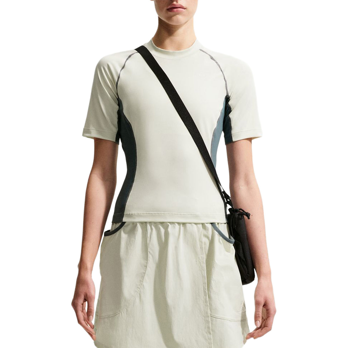 Nike ACG Dri-Fit Wildsee Short-Sleeve Baselayer Top - Women's Sea Glass/Mineral Slate/Summit White