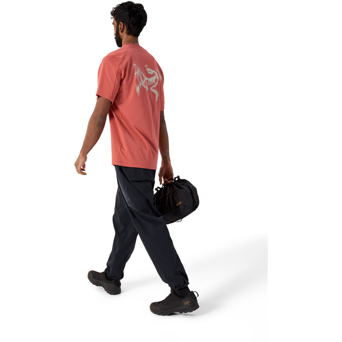 Arc'teryx Kragg SL Cotton Blurred Bird Short-Sleeve Shirt - Men's Stone Red