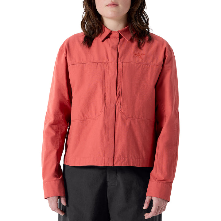 Arc'teryx Clarkia SL Cotton Overshirt - Women's Stone Red