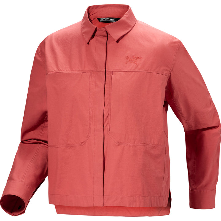 Arc'teryx Clarkia SL Cotton Overshirt - Women's Stone Red