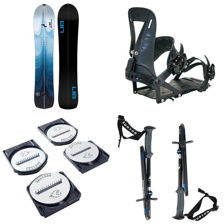 Lib Tech Escalator Splitboard + Spark R&D Surge ST Splitboard Bindings + Spark Pucks + Burton x Black Diamond Compactor Poles 2026