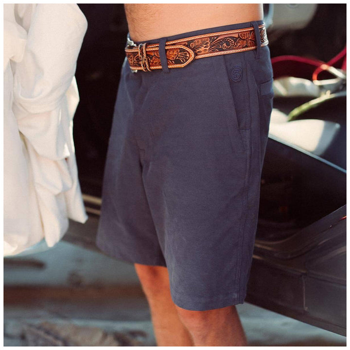 Seager Primo Vista Chino Shorts - Men's Stella Blue