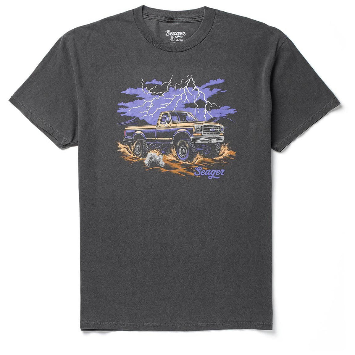 Seager Premium Mud Romp T-Shirt - Men's Pigment Black