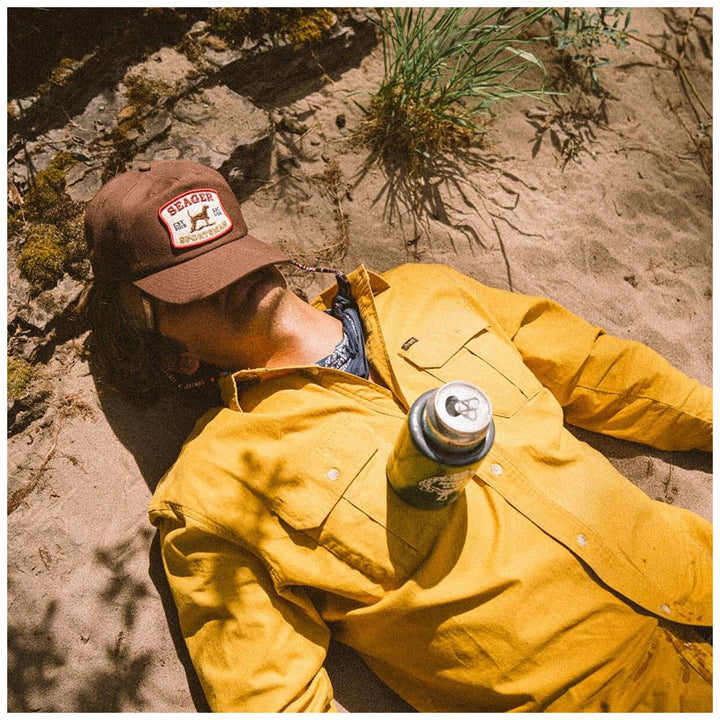 Seager Sportsman Snapback Hat Brown