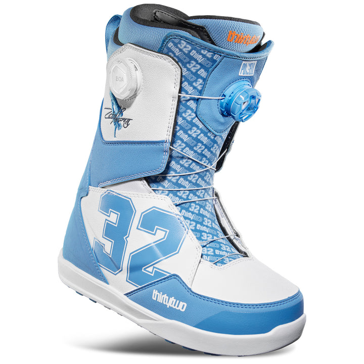 thirtytwo Lashed Double BOA Powell Snowboard Boots 2024 Blue/White