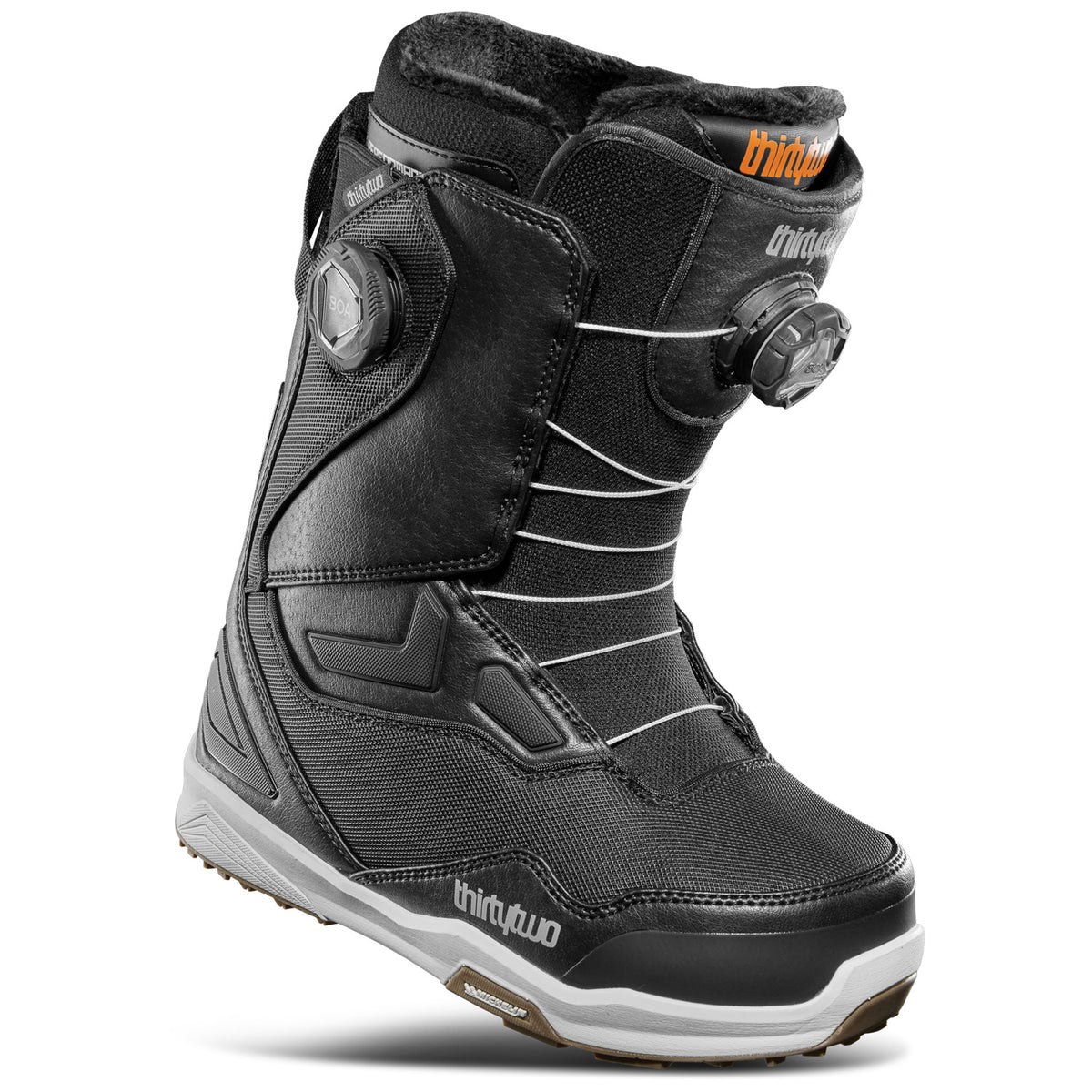 thirtytwo TM-2 Double Boa Snowboard Boots - Women's 2025 Black/White/Gum