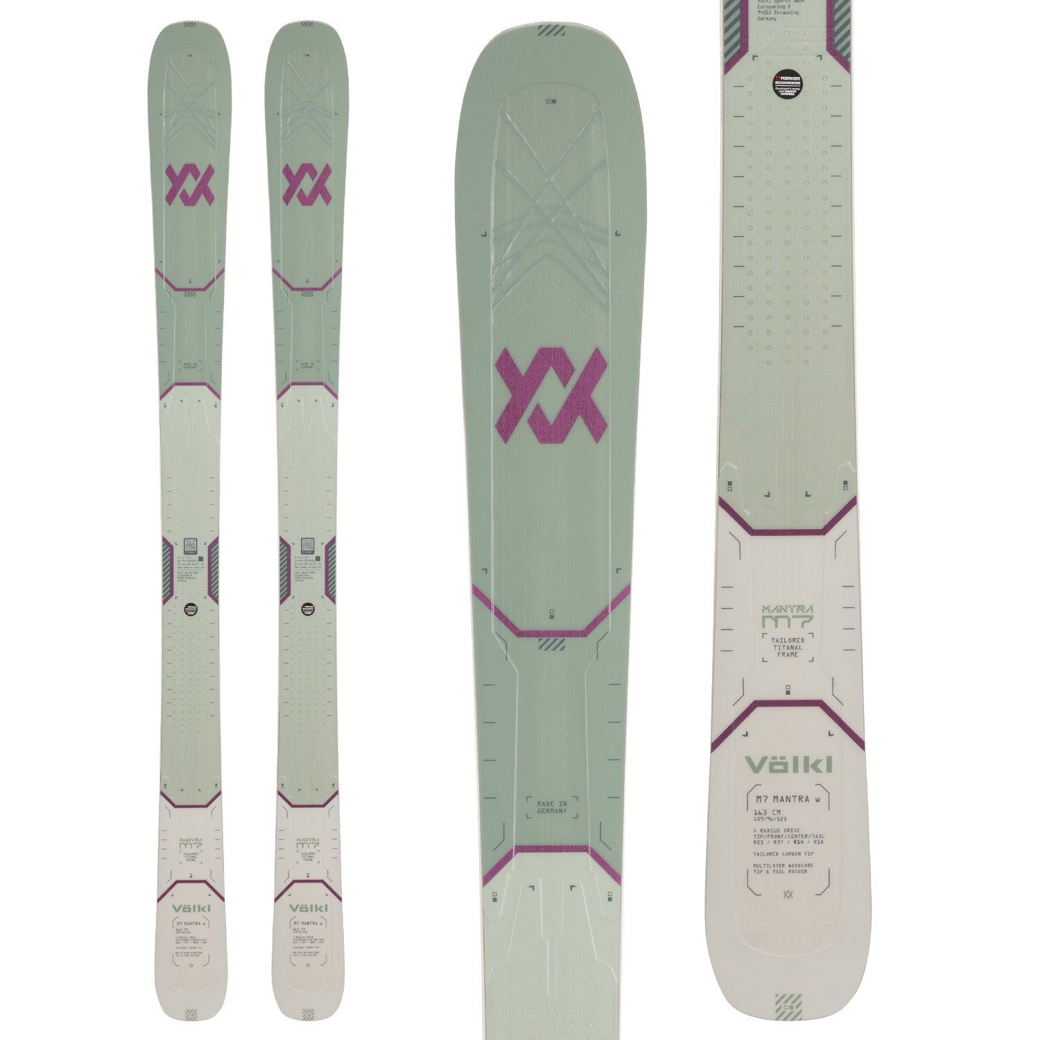 超美品【ハイエンド】VOLKL レディース スキーセット メンテ・WAX済み✔ Völkl M7 Mantra W Skis - Women's 2027 – evo