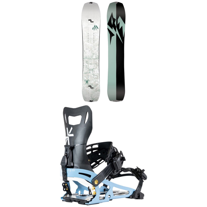 Jones Solution Splitboard + Karakoram Prime-XW + Split Interface Splitboard Bindings - Women's