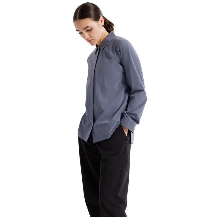 Arc'teryx Olia Long-Sleeve Shirt - Women's Dk Stratus