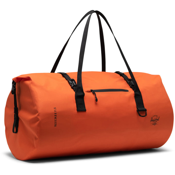Herschel Supply Co. Dry Bag 55 L Duffle Bag Vermillion Orange