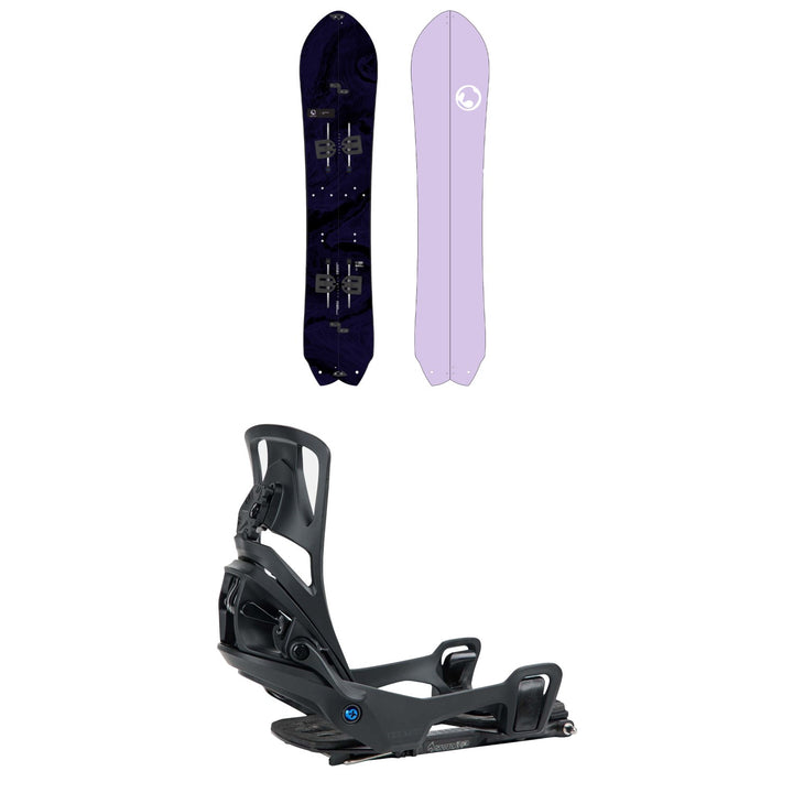 Burton Fish 3D Splitboard + Step On Splitboard Bindings - Women's 2026