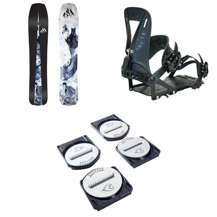 Jones Mind Expander Splitboard + Spark R&D Surge ST Splitboard Bindings + Spark Pucks 2026